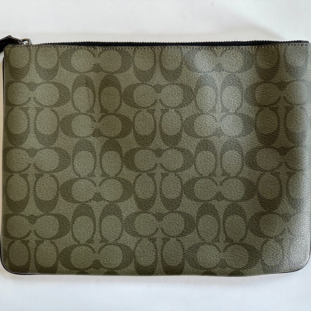 Coach Leather Large Pouch